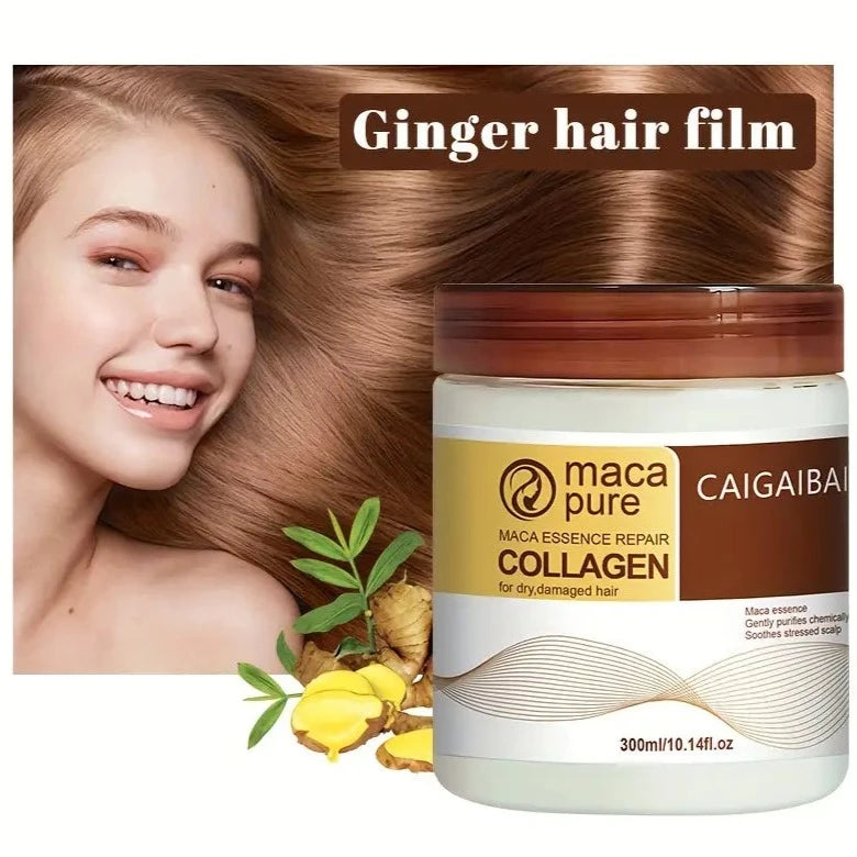 Ginger Hair Film-Masque capillaire pour les cheuveux.