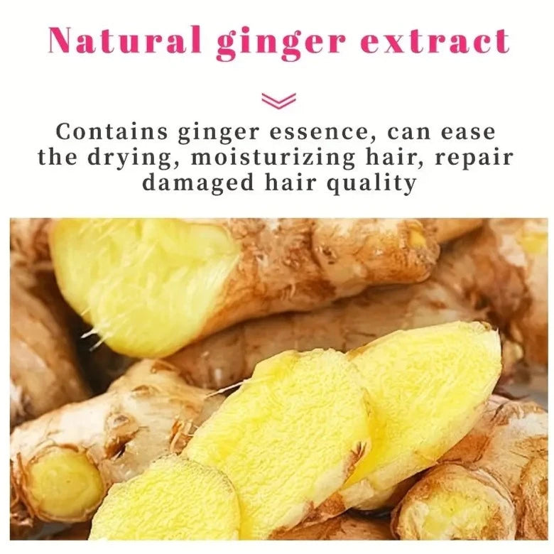 Ginger Hair Film-Masque capillaire pour les cheuveux.