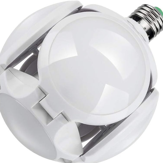 Ampoule Boule LED 5 Feuilles E27 40W.