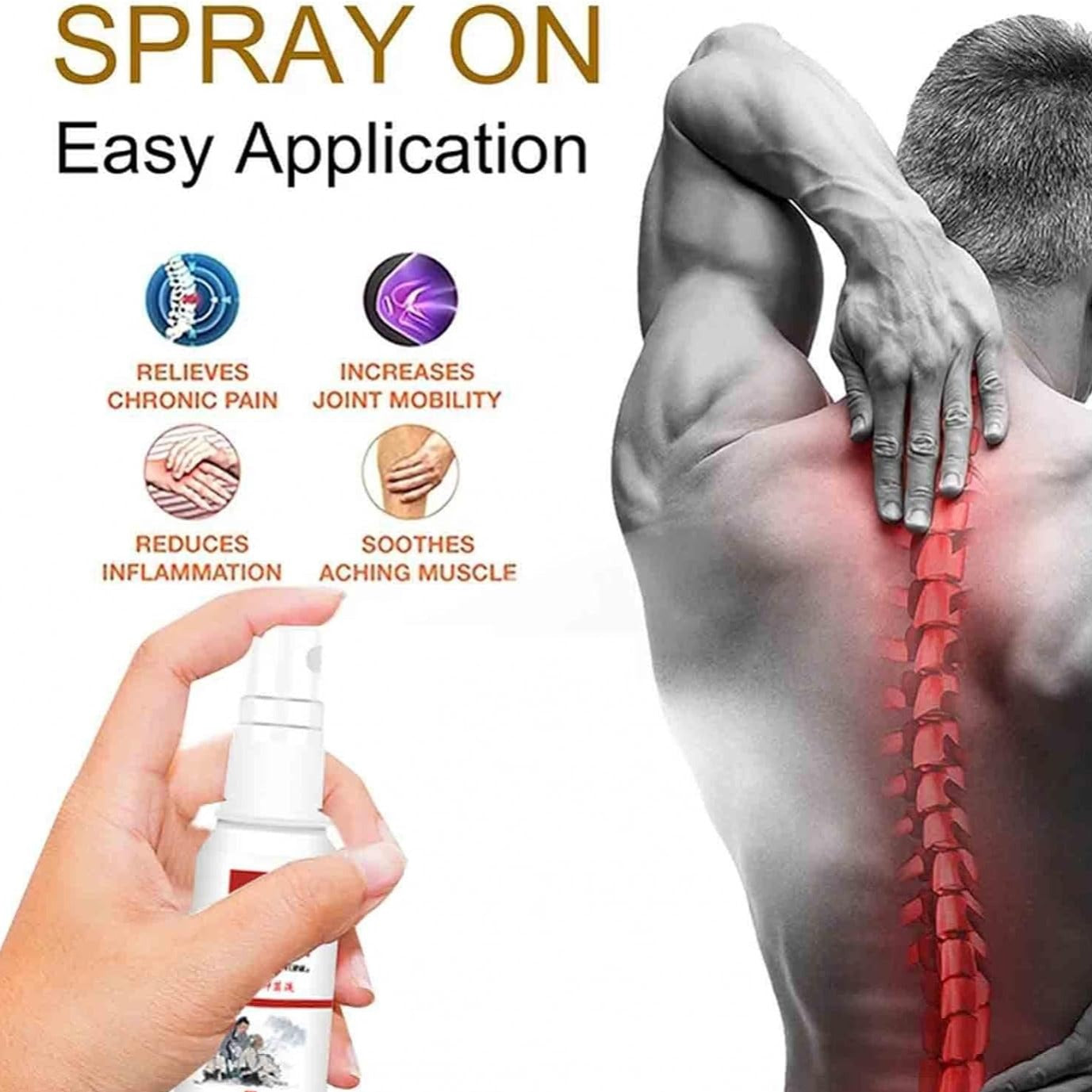 ZhuFengDuanTong-spray pour les douleurs musculaires et articulaires.