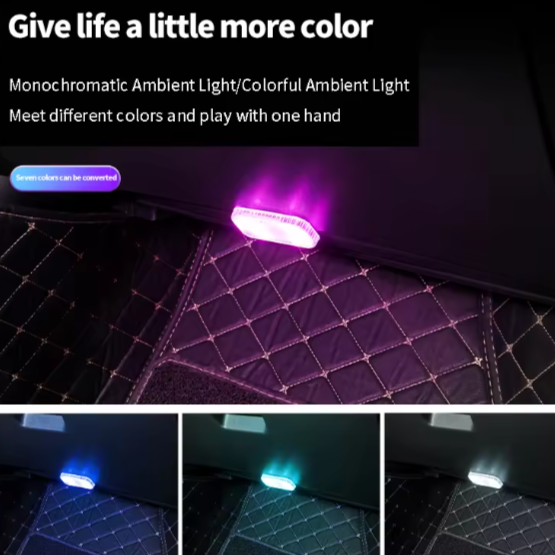 Éclairage tactile LED 7 couleurs.