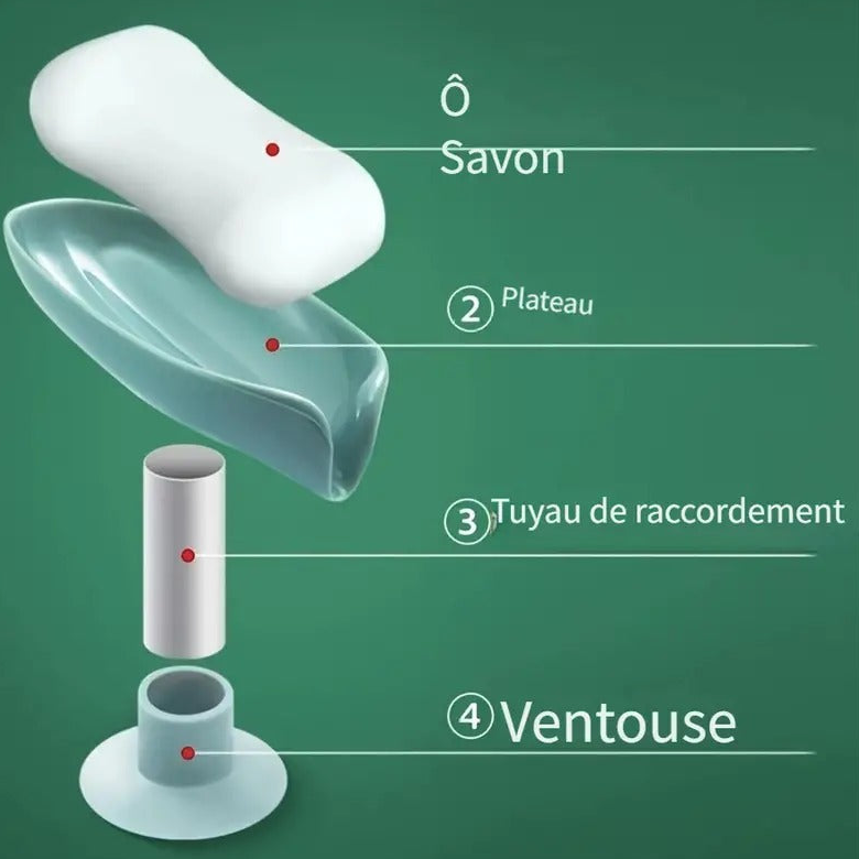 Porte savon innovant.