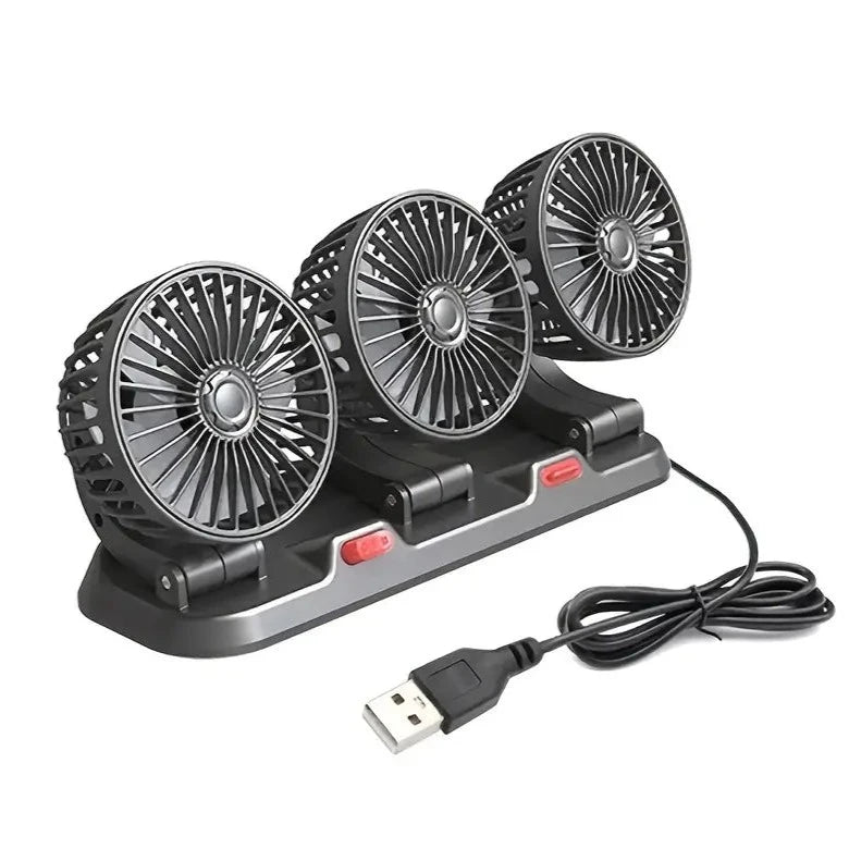 Triple ventilateur USB.